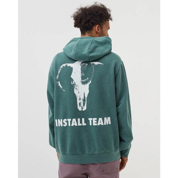 Dickies X Nys Double Logo Hoodie Install Team Size Large Rare‎ Hooded - Picture 2 of 11